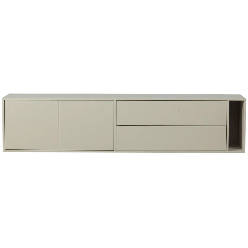 vtwonen Settle down tv meubel 200cm grenen dust